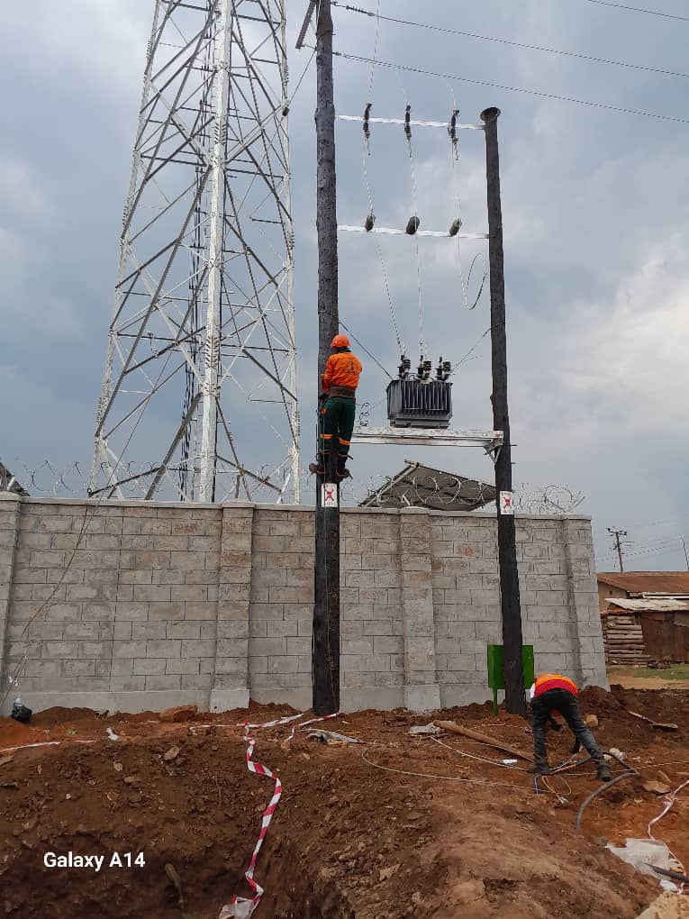 High Voltage extensions and transformer installation